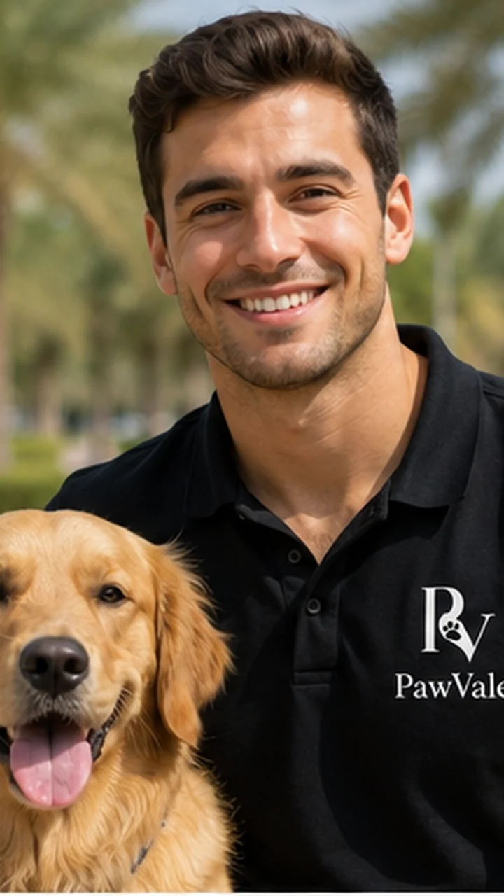 Faisal, PawValet walker — Arabian Ranches, Hills